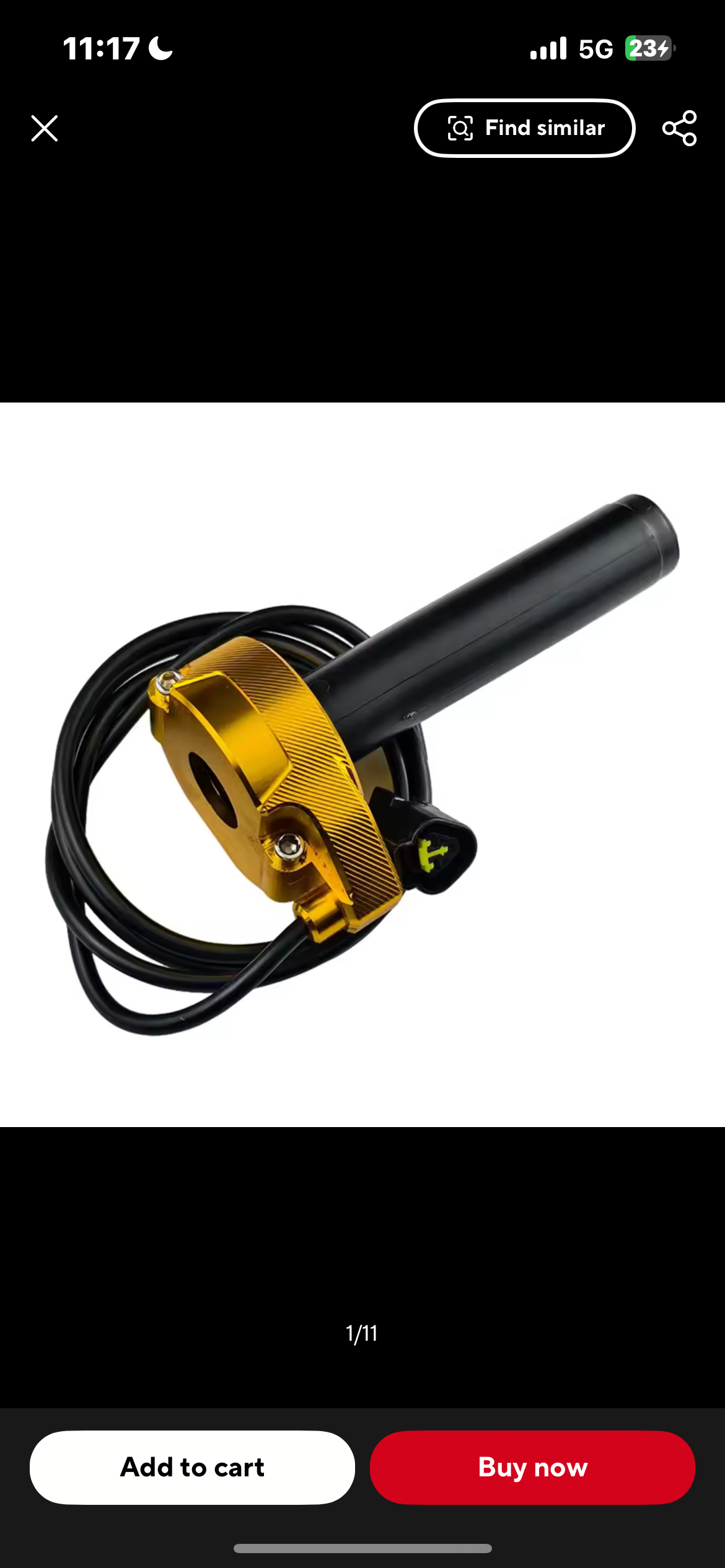 CNC Upgraded Sur-Ron throttle