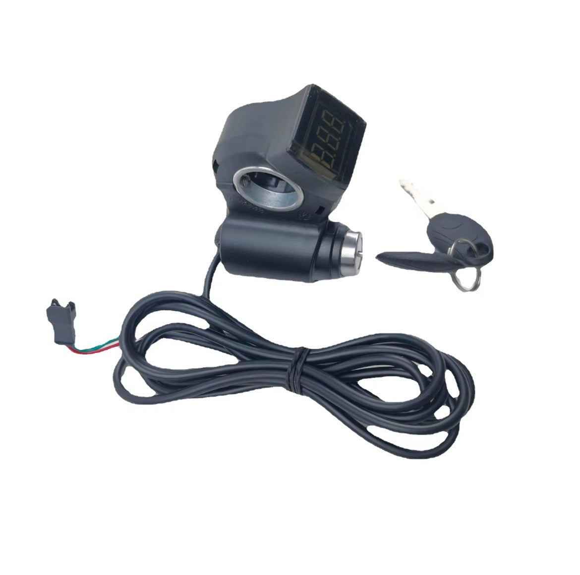 Key ignition With Volt meter