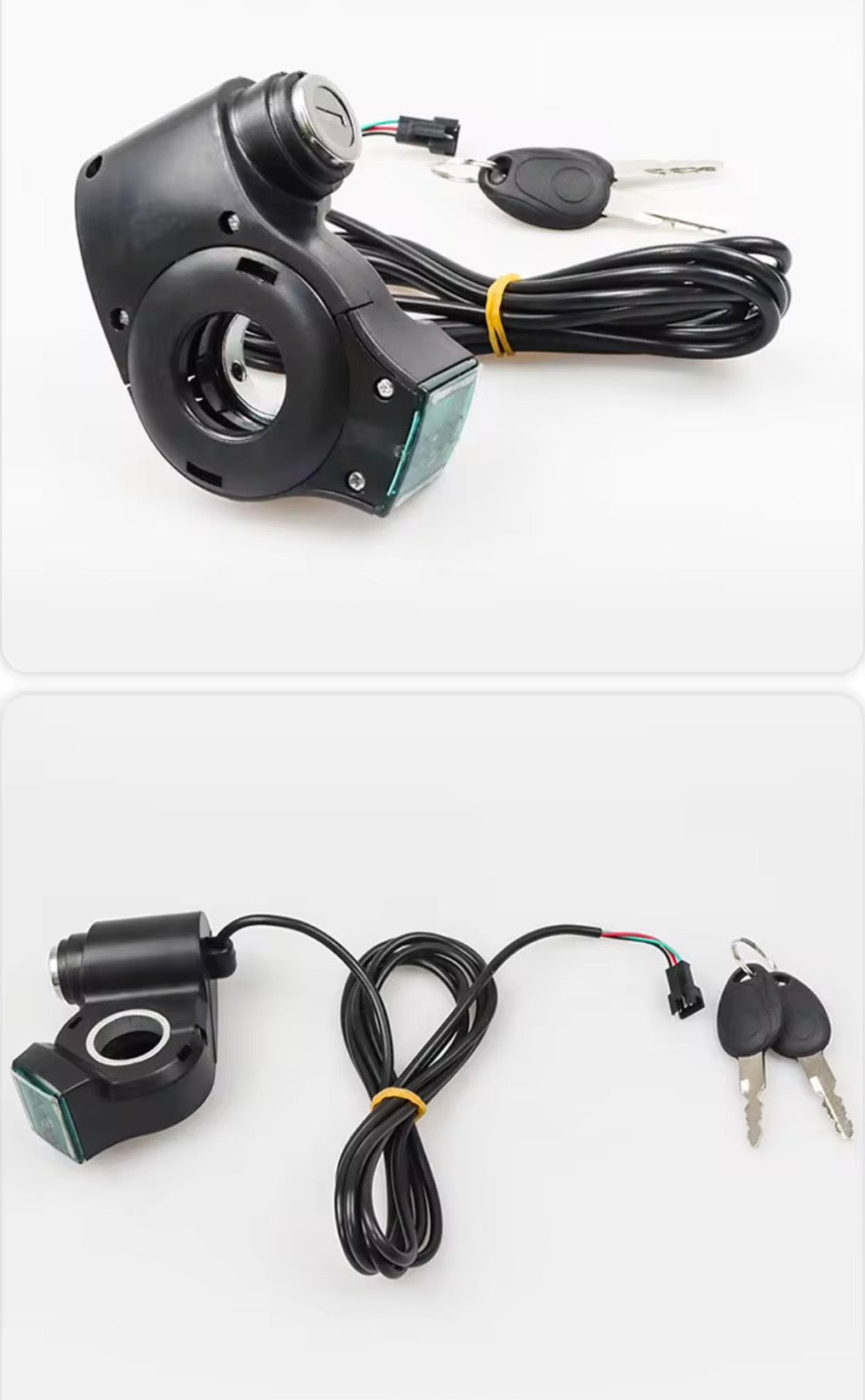 Key ignition With Volt meter